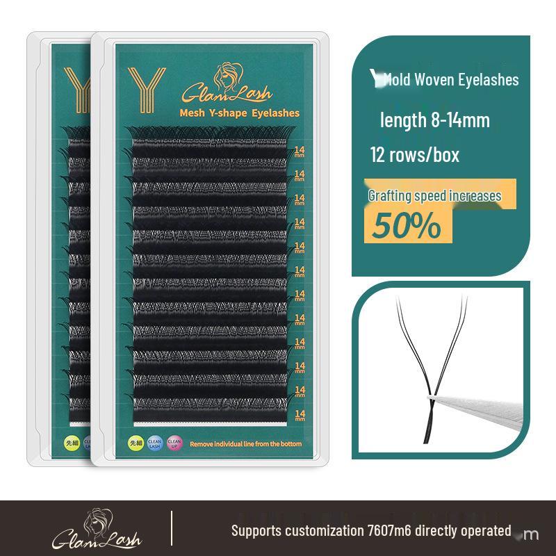 ANNAFRIS 5D Four-Leaf Clover Easy-Anchor Soft Dense W-Shape Pre-made Fan Eyelashes