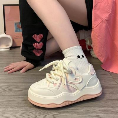 Pantofi sport noi pentru femei, Adidași casual versatili cu talpă groasă