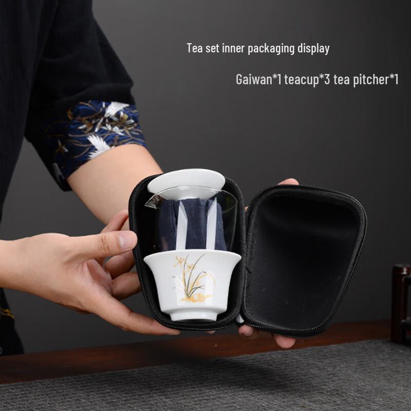 Portable Ceramic Travel Tea Set