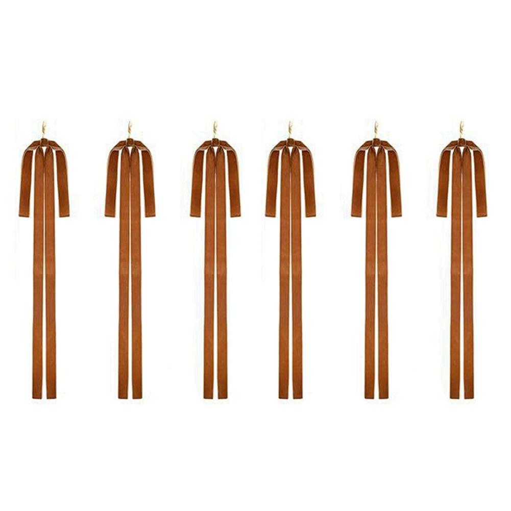 6 Stück Übergroße Samtschleife Knäuel Anhänger Weihnachtsbaumschmuck Festliche Atmosphäre Girlandenzubehör