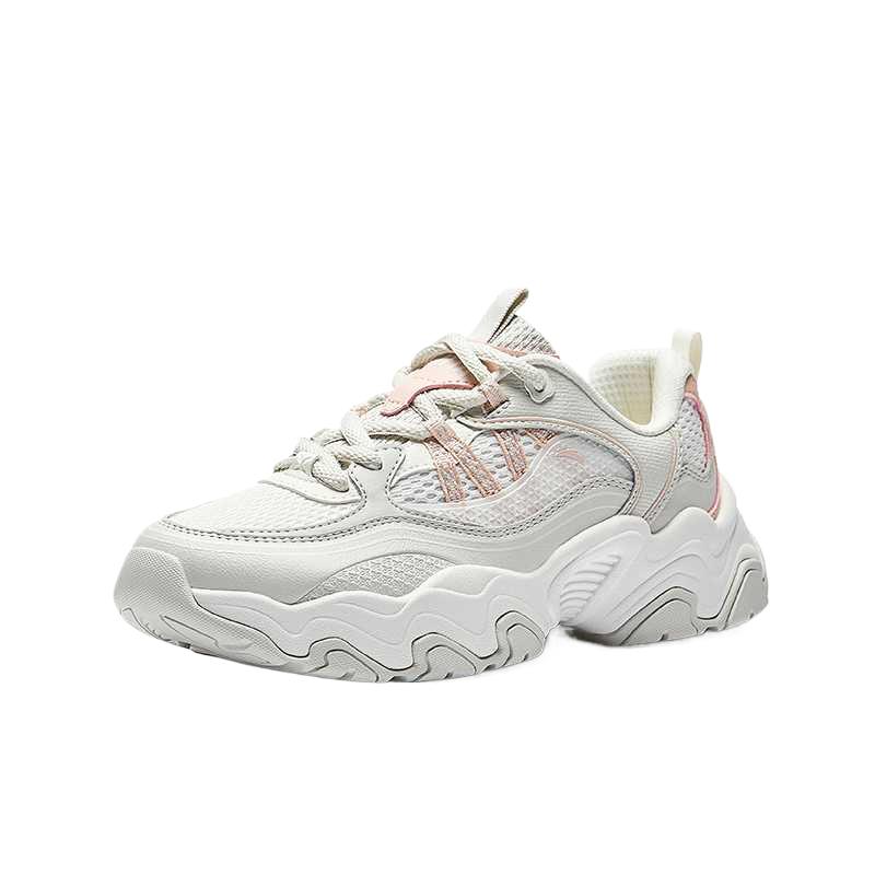 Anta Meteor 4 Chaussures Décontractées Basses Confortables Simples Durables Absorption des Chocs Baskets pour Femmes 122548880-2
