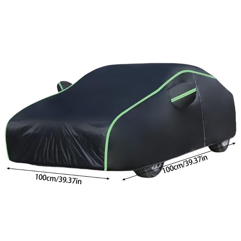Car Cover Waterproof Oxford Cloth Cover Outdoors Full Car Covers with Reflective Strips Sun, and Dust Protection