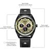 Megir Creative Army Military Watches Men Luxury Brand Quartz Sport Wrist Watch Clock Men Relogio Masculino Erkek Kol Saati