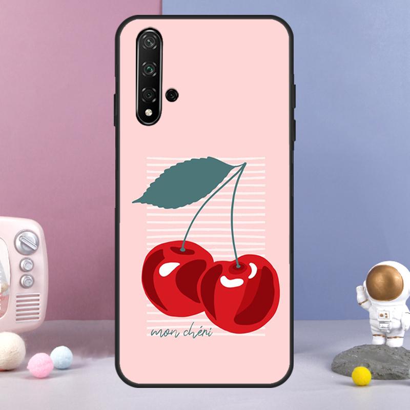 

Летний фрукт Красная вишня Для Huawei Nova 5T 9 10 SE 7i 8i 11i 12i Y73 Y90 Y70 Y72 Y61 Y91 Y60 P20 P30 P40 Lite Чехол Huawei P30 Lite