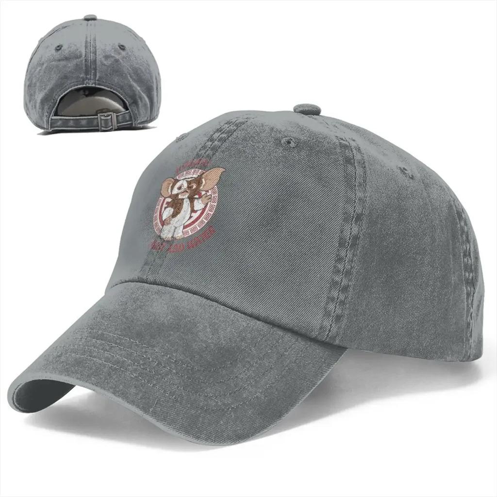 Tvättad Herr Baseballkeps GIZMO Essential Trucker Snapback Cowboykepsar Pappahatt Gremlin Komedi Skräckfilm Golfhattar