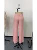 2026 Women's Casual Striped Cotton Pants with Elastic Waist and Drawstring