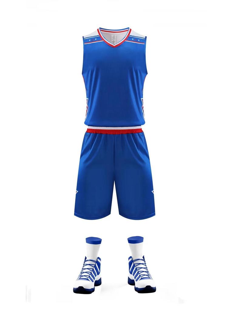 Cross-Border Basketball Training Uniform Set: New Style for Kids & Adults