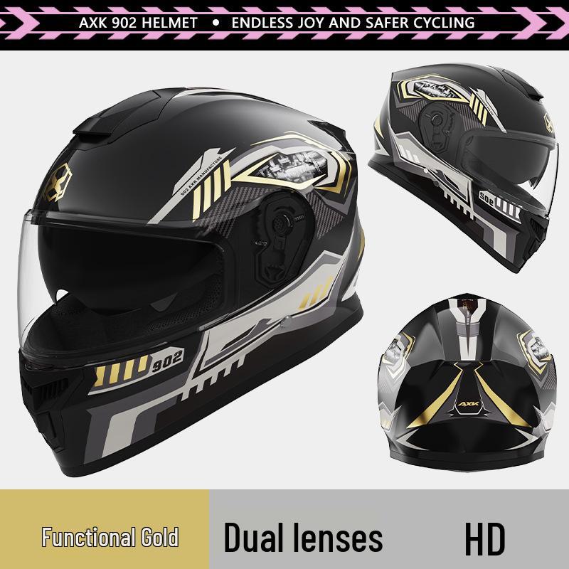Men's and Women's Winter Full-Face Anti-Fog Motorcycle Helmet