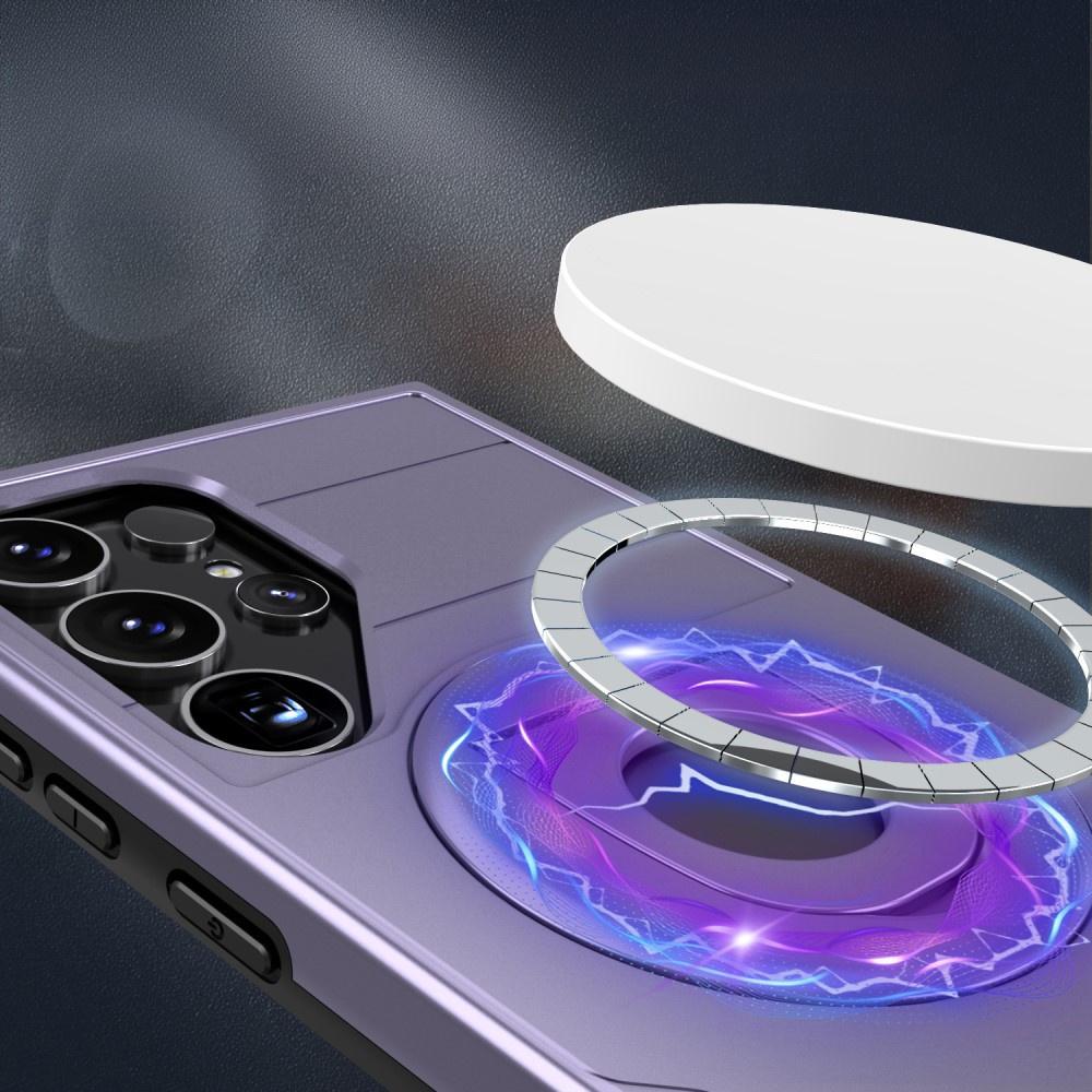 MagSafe Case for Samsung Galaxy S24 Ultra, Military Magnet, Purple