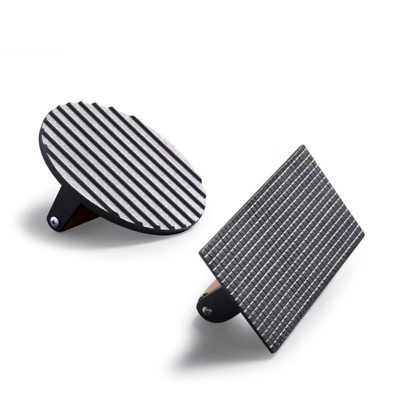 Wooden Handle Cast Iron Meat Press for Steaks and Hamburgers