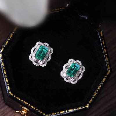 Koreanischer kalter Stil High-End-Schmuck, High-End Damenmode-Accessoires, Französische Ohrringe im Hofstil