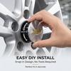 4 Stück Auto Radnabenkappe Nabenkappe Abzeichen Emblem Zubehör Für Chevrolet Cruze Sail Corsa Aveo Captiva Sonic Spark S10 Tracker Trax Colorado Malibu