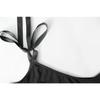 Abito da donna Pure Style Scollo obliquo Spalle scoperte Manica a tromba Allacciato Slim Moda Sexy Elegante Abito corto