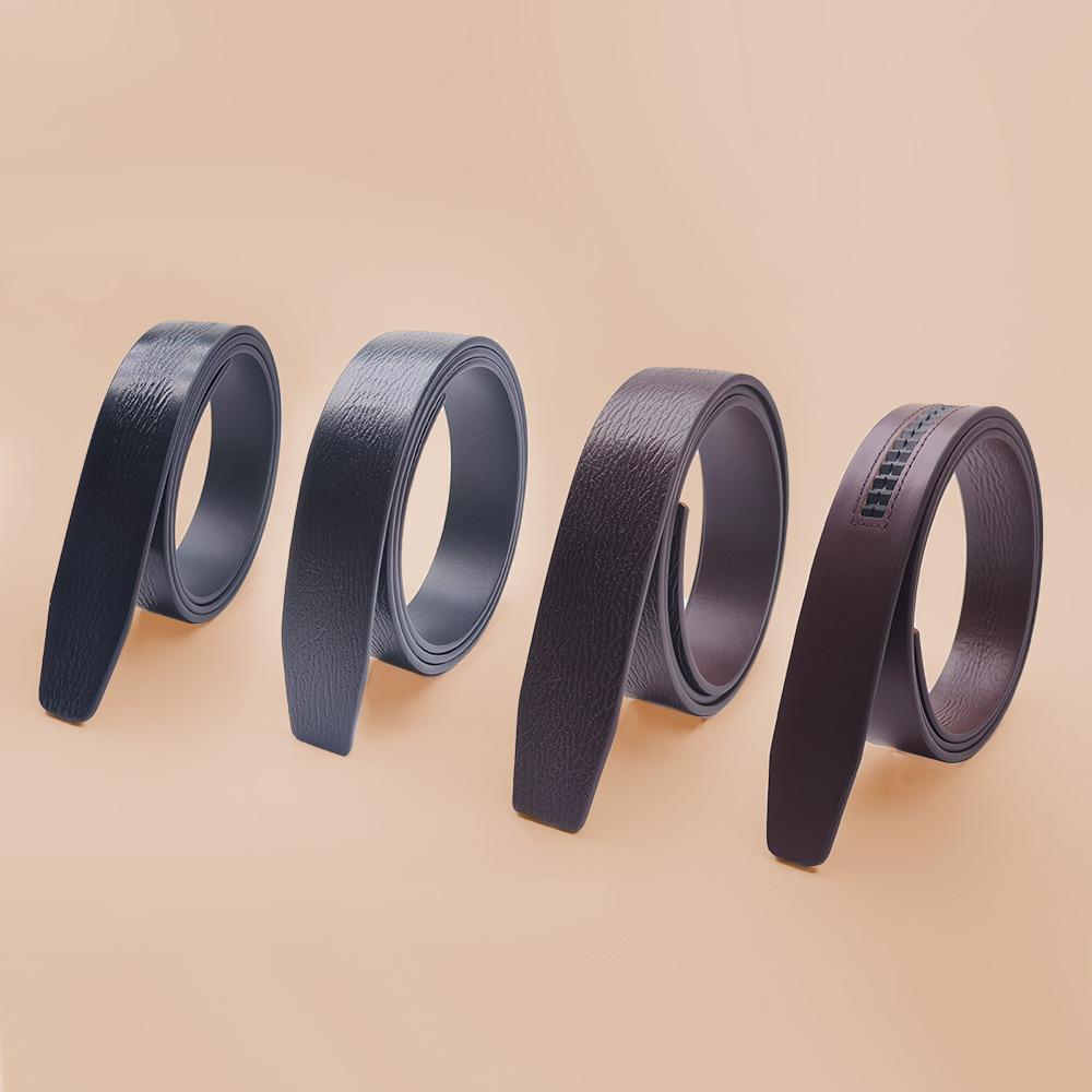 Factory Embossed First Layer Cowhide Automatic Belt Belt Men'S Tree Paste Leather Ring Genuine Leather Belt