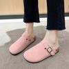Women's Cork Baotou Slippers - Trendy Roman-Style Casual Slip-Ons In Large Sizes