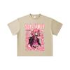 260 GSM Double Yarn 32 Count 100% Cotton Spy x Family V6 Print Unisex Heavy Cotton T Shirt