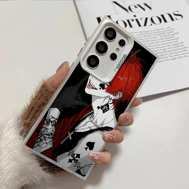 Devil Bad Boy Anime Style Soft Phone Case for Samsung Galaxy S24 S25 FE S26 Edge S23 Ultra S22 Plus S21 + Shockproof Cover Back