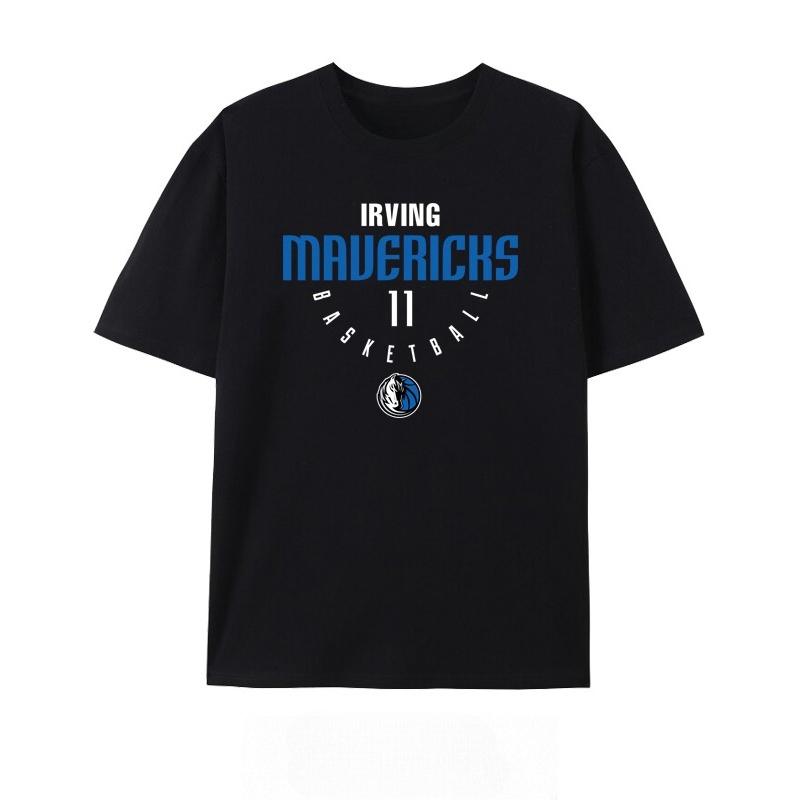 2025 Summer New Dallas Maverick Doncic 11 Kyrie Irving Same American Short-sleeved T-shirt Casual Men's Sports Training Clothes