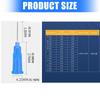 50Pcs 14G/15G/16G/18G/19G/20G/21G/22G/23G/24G/25G/26G/27G/28G/30G 1/2Inch Bluntly Tip Dispensing Needle for Liquid
