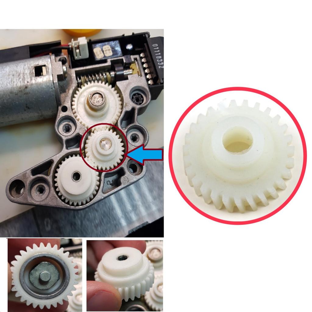 BSR15 Sunroof Drive Motor Cog Pinion Repair Gear 27 Teeth for Porsche 911 Mercedes W163 C208 A208 Nissan Primera P12 Altima L31