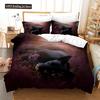 Dog Duvet Cover Set 3D Print Dog Math Book King Queen Full Size Comforter Cover For Kids Boys Girls Teens Polyester Bedding Set