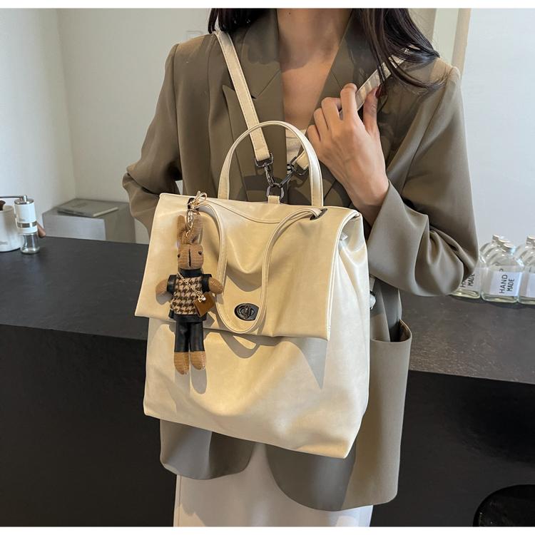 New Women's Bag, Retro Double Shoulder Student Bag.