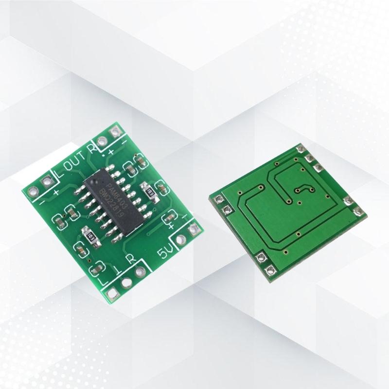 5pcs Compactly 2x3W Class D Audios Amplifier Board for Small Speakers Applications USB Power Supply Audios Amplifiers