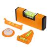 Mini Level Tool Set 4-In-1 Portable Small Bubble Level Magnetic Pocket Level T Level String Level