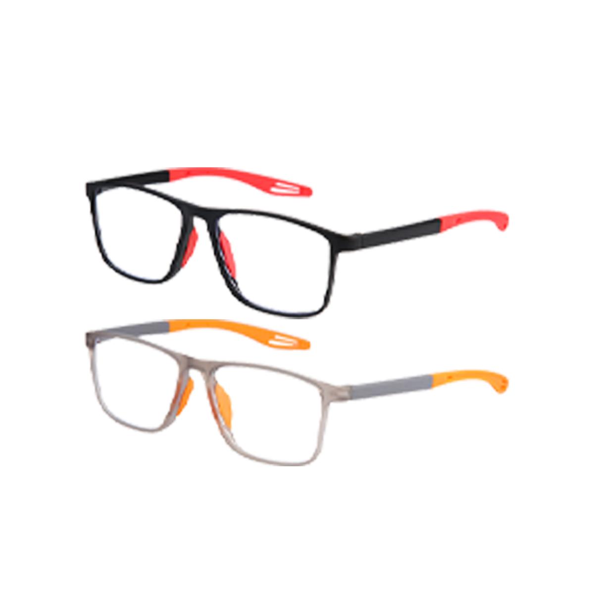 

2 шт. Квадратные мультифокальные прогрессивные очки для чтения для мужчин и женщин, модные, с диоптриями, антибликовые компьютерные очки для женщин 3.0