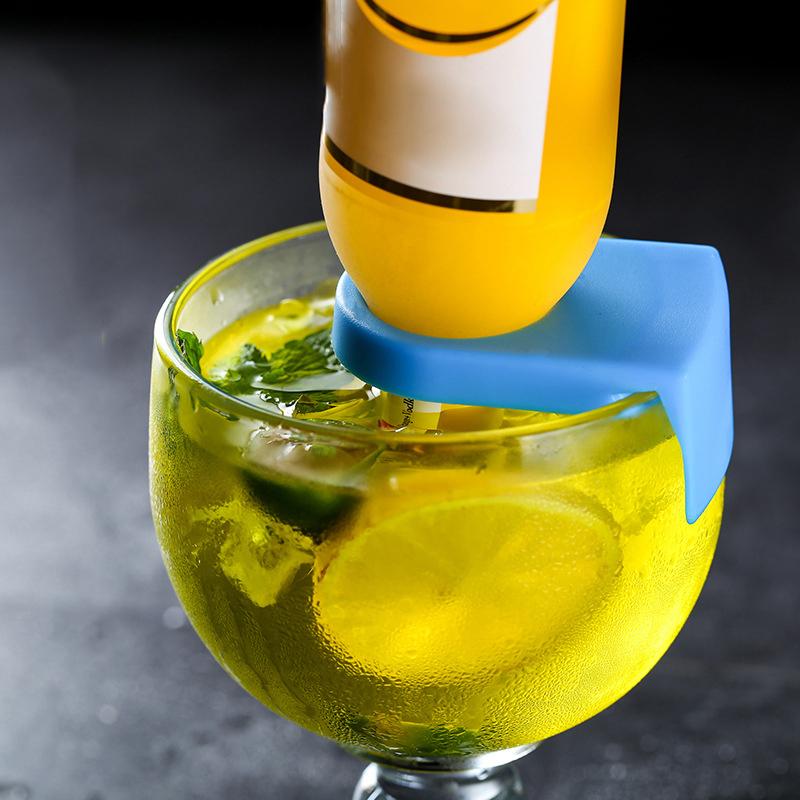 7Pcs Mini Beer Bottle Snap Bar Club Drink Bottle Clips Holders Buckle Wine Bar Cocktail Bottle Buckle Kitchen Bar Accessories