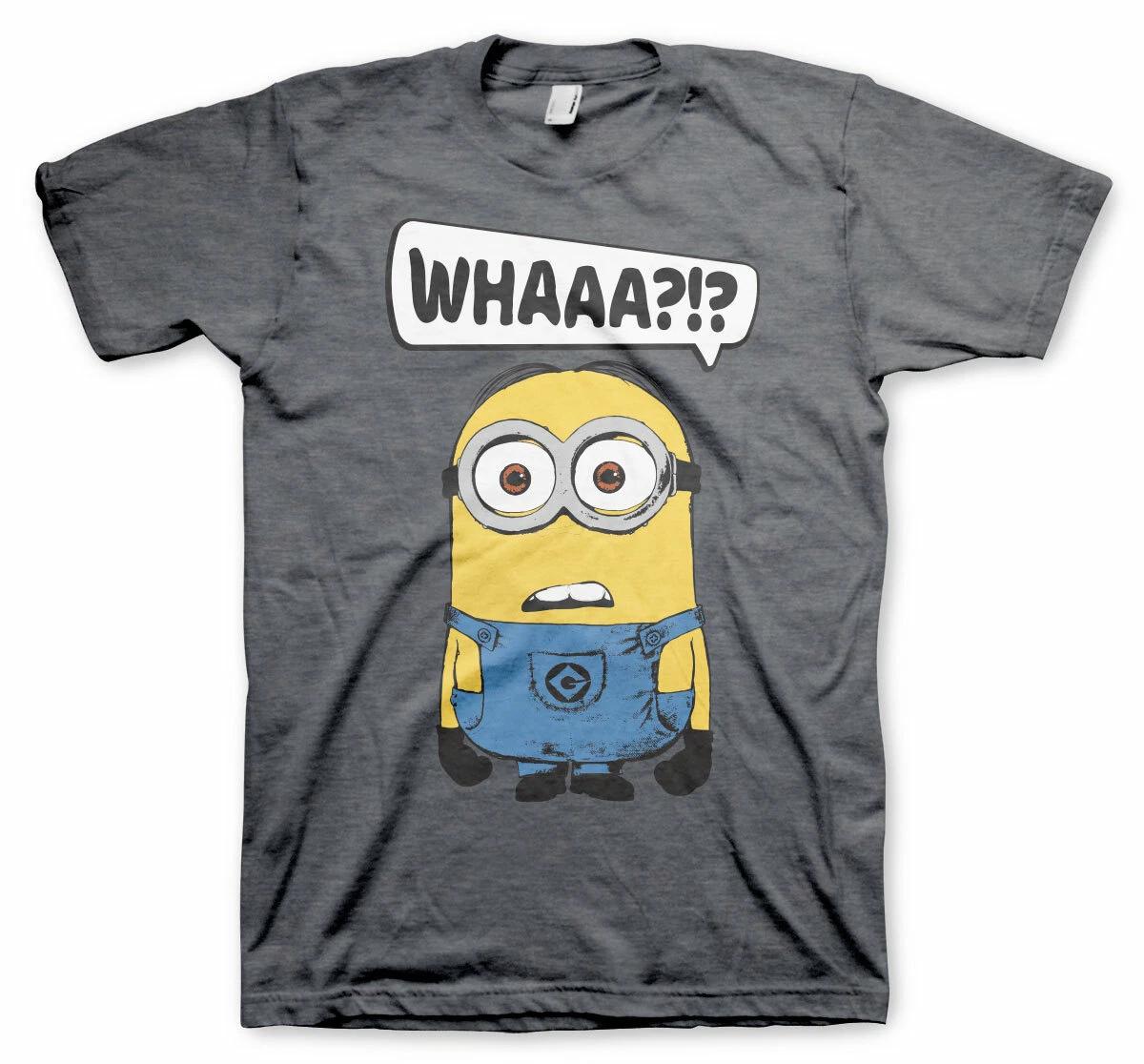 Officially Licensed Minions - Whaaa?!? Men S T-Shirt S-5XL Sizes S