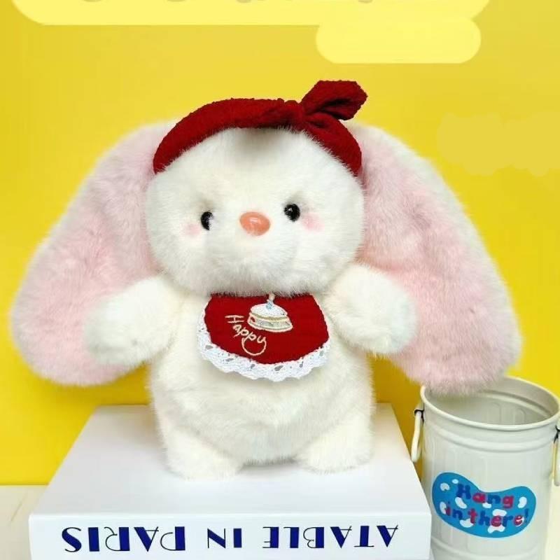 Cake Birthday Teddy Bear Plush Toy Stuffed Animal Doll Decoration Kids Gift