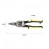 1Pc 10 Inch Iron Sheet Scissor Aviation Tin Snips Heavy Duty Chrome Vanadium Steel Metal Cutter Shears For Cutting Sheet