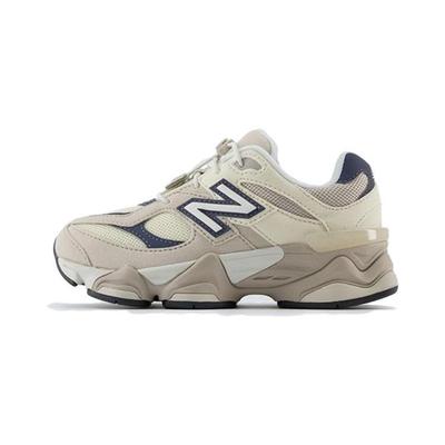 NB 9060 Amortecimento Anti Impacto Tênis de Corrida Baixo para Crianças Bege Crianças de 3 a 7 Anos PV9060EB