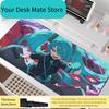 Hatsune Miku Mouse Pad Multiple Sizes Large Square Computer Office Game Table Mats Rubber Antislip Mousepads