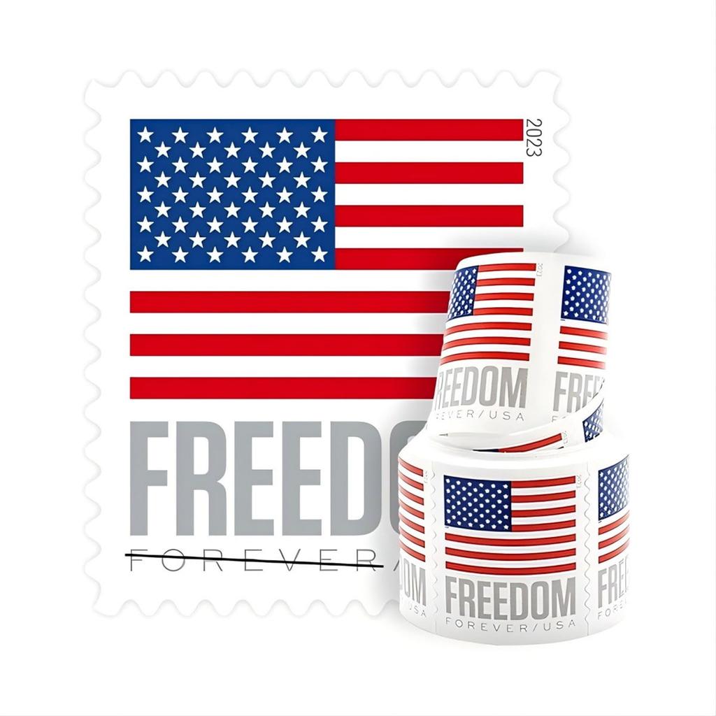 100 Pieces U.S. Flag Forever Stamps U.S. Flag Stamps ,2023 ,