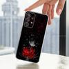 Lily Flower Red Spider Phone Case For Samsung Ultra,FE,A30,71,51,S9,10,20,Lite, S22,23,21,PIus,Transparent, Silicone