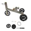 Vogel Fahrrad Spielzeug 1 Set Papagei Training Lustiger Wellensittich Nymphensittich Wellensittich Fahrrad Mini Metall 4 Räder Fußtraining Lernmaterialien Fahrradförmig