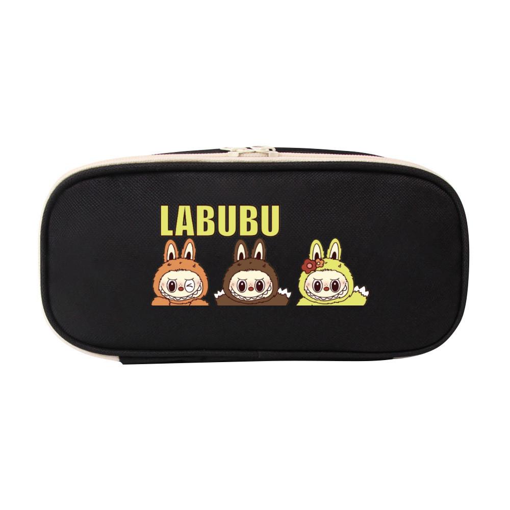 Pattern Canvas Printing Stationery Bag Student Storage Pen Gift Case