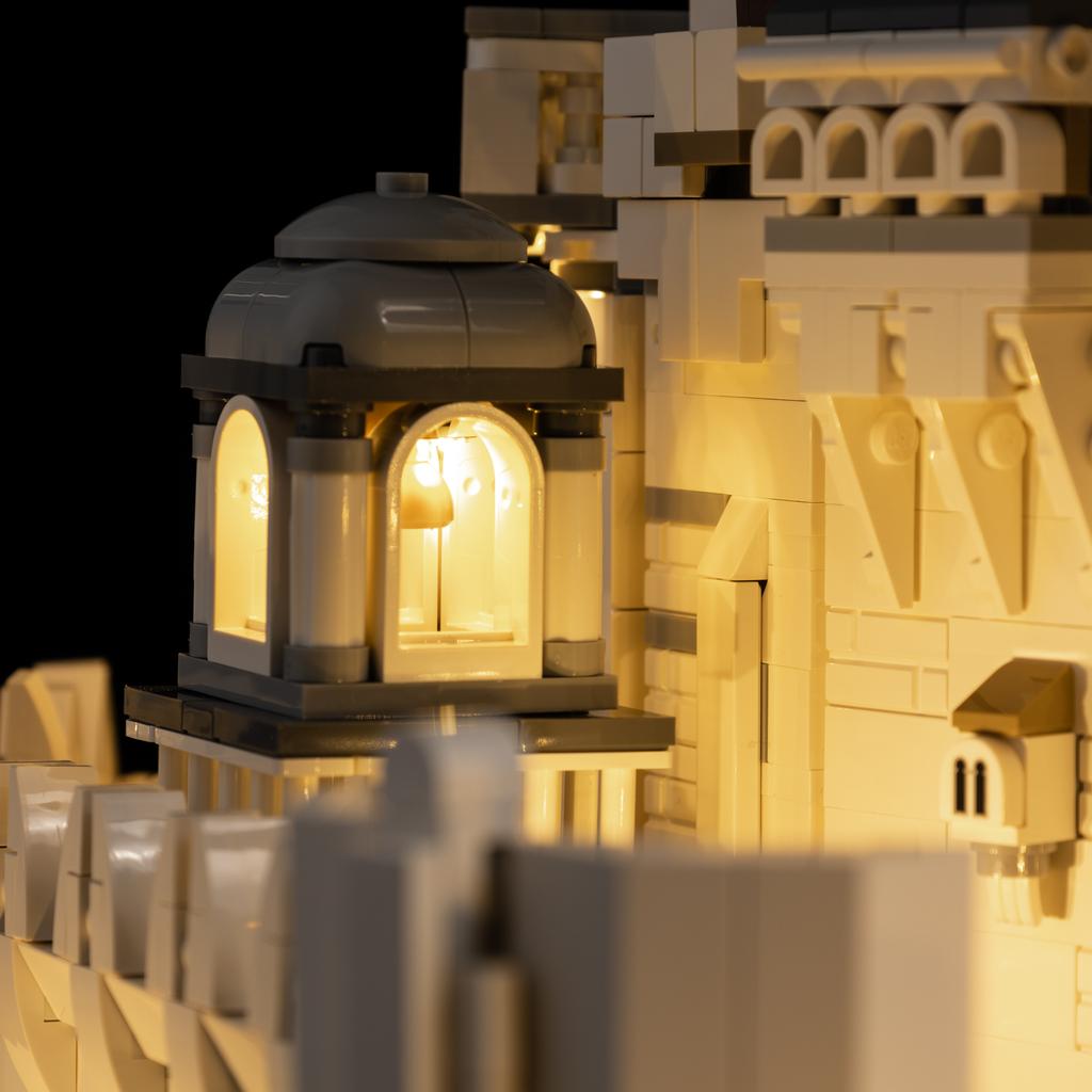 DIY LED Lighting Kit For Lego 11377 The Lord of the Rings: Minas Tirith™ Light Kit Building Block Toy Decoration Adjustable Lighting Accessories