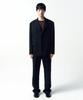 INSILENCE Wool Semi-Flare Pants Black