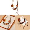Resin Pendant Bag Charm With Handcrafted Tassels For Fashion Accessories