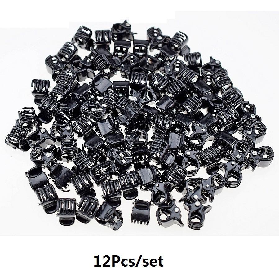 

12Pcs Black Small Claw Clips Girls Cute Flower Butterfly Hair Clips Hair Accessories Kids Cartoon Hair Claws Headwear Gift