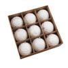 9 Pieces Christmas Ball Ornaments Hanging Ornament for Party Holiday Bedroom