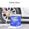 Colorful Car Washing Buckets Foldable Water Sprinkling Bucket  Car Wash Cleaning Tool