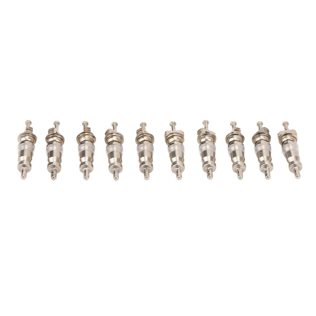 100PCS High Pressure Valve Stem Core Aluminum Alloy Copper Car Air Conditioner Valve Core for R12
