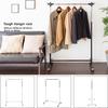 Miyatake Seisakusho HSG Height 90cm Wide x 43cm Deep x Black Heavy-Duty Hanger, Adjustable, 100-160cm High, HSG-431M-BK,