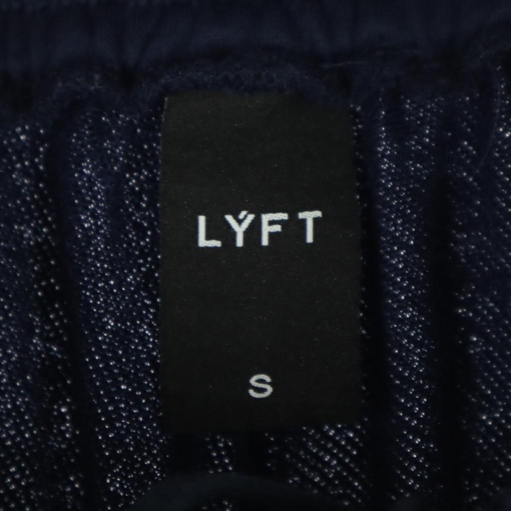 L_FT Logo embroidery, two-tone Easy pants S Navy Men's Used