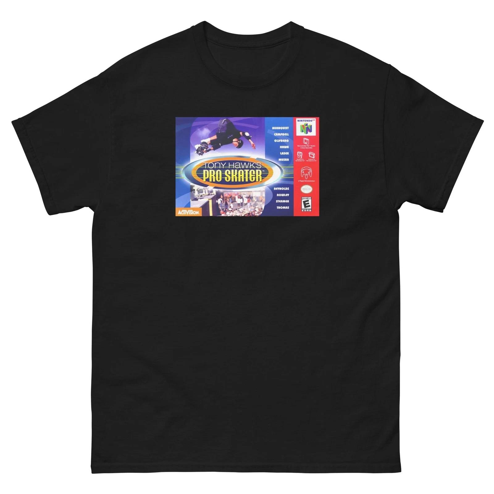 Tony Hawk Pro Skater N64 Classic t shirt 90 s skateboarding tee 2XL