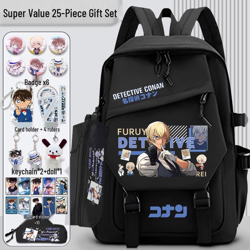 Detective Conan x Kaito Kid Large Capacity Backpack for Students
